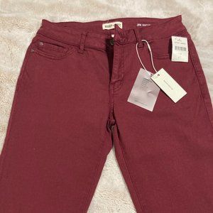 WARP + WEFT Mattie Skinny Jean  4 | Burgundy  New with tag
